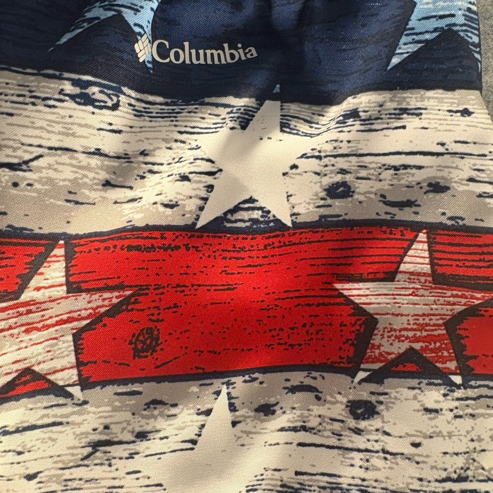 Columbia Red, White, and Blue Star Shirt